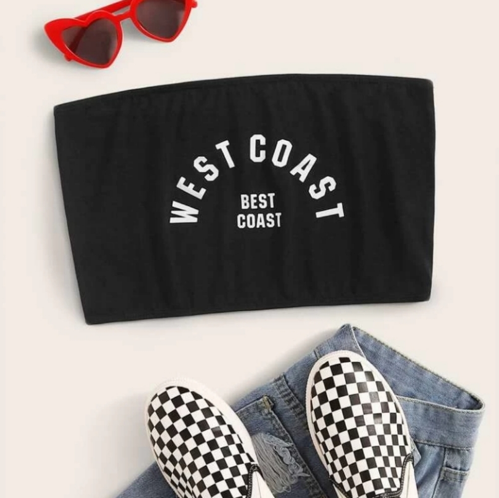 West coast crop top